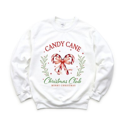 Simply Sage Market Women's Graphic Sweatshirt Candy Cane Christmas Club