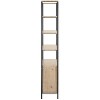 Natasha Etagere - FOX4273 - Oak/Black - Safavieh Couture - 4 of 4