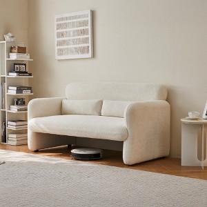 GDFStudio Fairton Modern Velvet Upholstered Loveseat Sofa - 1 of 4