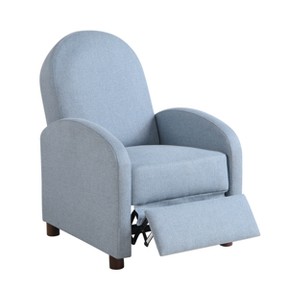 Relax-A-Lounger Lilly Pushback Recliner Woven Blue - 1 of 4