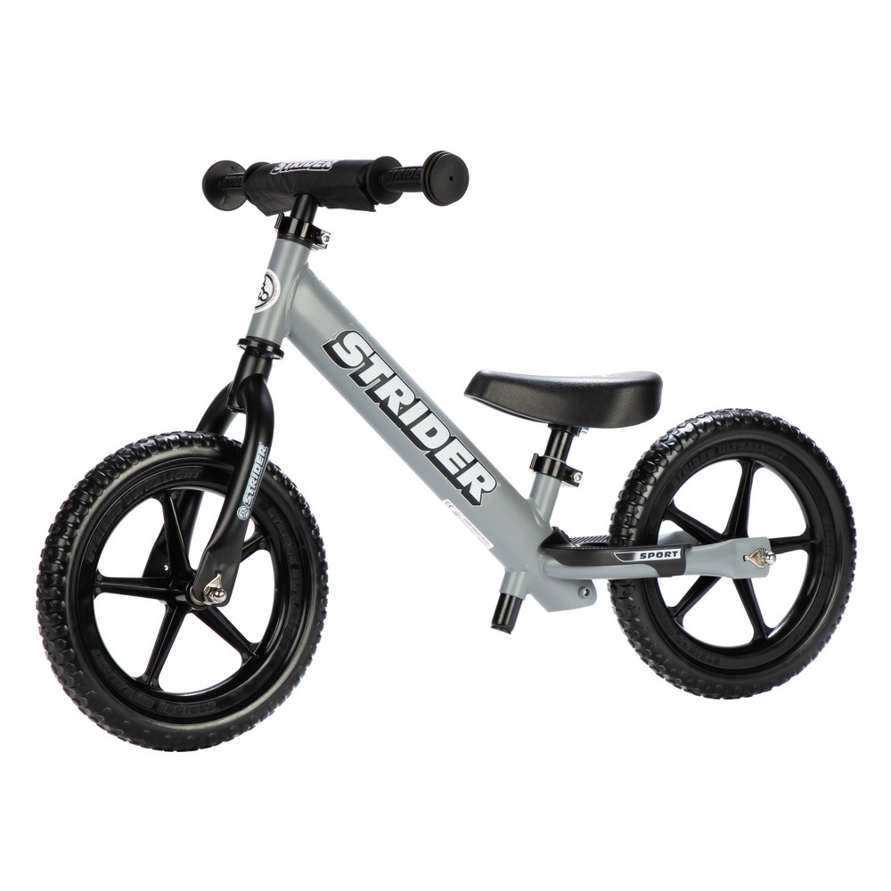 Strider Sport 12" Kids' Balance Bike - Matte Gray