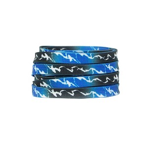 INSPIRE CHIC Flat Shoelaces Shoestrings for Sneakers Hiking Shoes Blue 0.31'' 1 Pair - 1 of 4