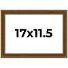 PosterPalooza | Flat Gold Picture Frame - UV Acrylic, Backing Board, Hanging Hardware Included - 2 of 4