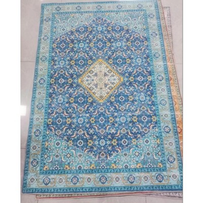 Living Room Rug Washable Rug Rugs for Living Room Foldale Print Non-Slip Area Rug