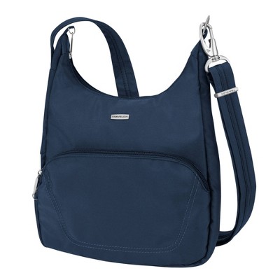 Travelon Rfid Anti-theft Essential Messenger Bag - Midnight Blue : Target