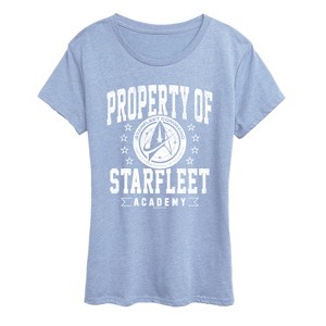 Women's - Star Trek - Property of Starfleet Short Sleeve Graphic T-Shirt - 1 of 4