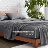 4 Piece Sheet Set - Heathered Double Brushed - Bare Home - 4 of 4