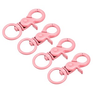Unique Bargains DIY Craft Key Organization Lobster Claw Lanyard Swivel Clasps 4 Pcs - 1 of 4