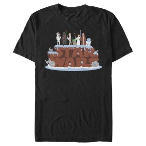 Men's Star Wars Birthday Cake Logo T-Shirt - 1 of 4