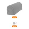 Unique Bargains Stretchy Anti-Slip Sofa Couch Armchair Covers with Pins 2 Pcs - 3 of 4