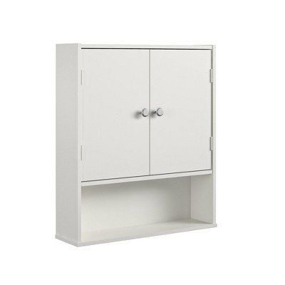 target white bathroom cabinet