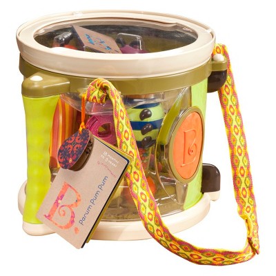 B. toys Toy Drum Set 7 Instruments - Parum Pum Pum, image 6 of 7 slides