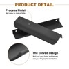 Unique Bargains Aluminum Modern Finger Edge Pull Cabinet Concealed Handles 10 Pcs - 4 of 4