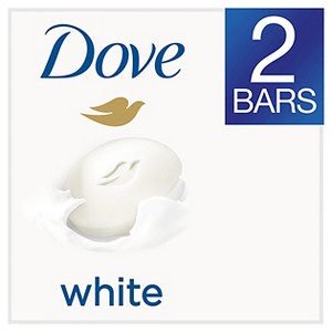 Dove White Beauty Bar 4 oz, 2 Bar