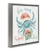 Stupell Industries Nautical Sandy Claws Crab, 25'' x 25'' - 3 of 4