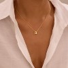 Personalized Initial Necklace for Women - Bubble Letter Charm in Gold/Silver, Dainty Cute Non-Tarnish Jewelry, Teen Gift - 4 of 4