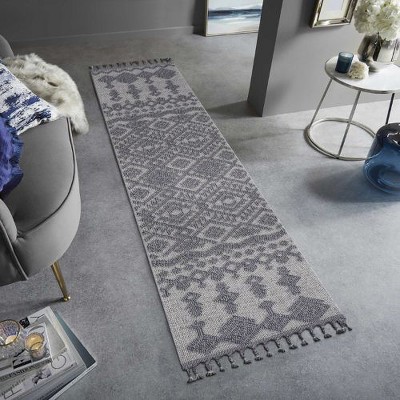 Kumasinova Medallion Rugs for Living Room, Stain-Resistant Indoor/Outdoor Area Rug, Washable Rug– Non-Shedding, Kid & Pet-Friendly