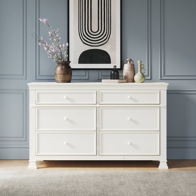 Vintage Linen Double Dresser with Soft Close Drawers