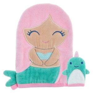 Stephen Joseph Gifts Baby Bath Mitts With Finger Puppet - 1 of 2