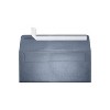 LUX 4 1/8"x9 1/2" #10 80lbs. Square Flap Env Anthracite Metallic Gray 5360-15-50 - 2 of 3