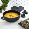 BergHOFF Phantom Nonstick Ceramic Covered Sauté Pan 11", 5qt., Recycled Cast Aluminum - 2 of 4