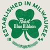 Women's Pabst Blue Ribbon Shamrock Established in Milwaukee T-Shirt - 2 of 3