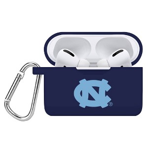 NCAA North Carolina Tar Heels Apple AirPods Pro Compatible Silicone Battery Case Cover - Blue - 1 of 2