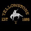 Women's Yellowstone Distressed White Rider Silhouette Est. 1888 T-Shirt - 2 of 4