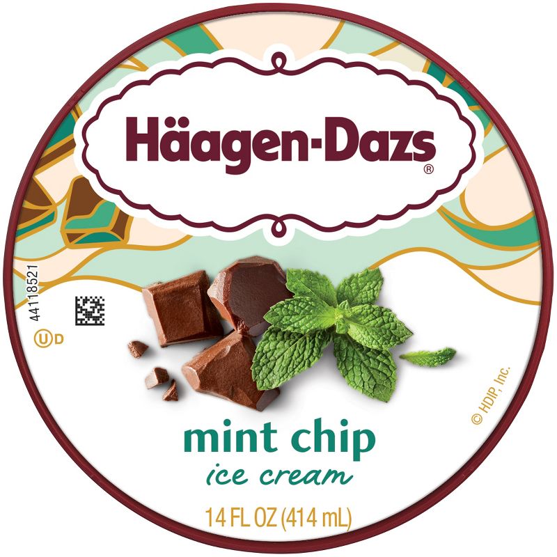 Haagen-Dazs Mint Chip Ice Cream - 14oz, 5 of 9