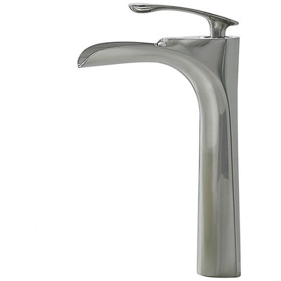 BWE Waterfall Single Hole Single Handle Bathroom Vessel Sink Faucet With Drain Assembly