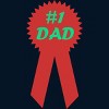 Men's Design By Humans #1 DAD Ribbon By T-Shirt - 2 of 2