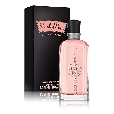 Lucky Brand Lucky You Perfume for Women 3.4 oz – Refreshing Floral Citrus Fragrance with Jasmine, Sandalwood & Amber