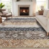 Modern Abstract Patchwork Pattern Rugs for Living Room Thin Washable Low Pile Area Rug Indoor Soft Carpet for Bedroom - 2 of 4