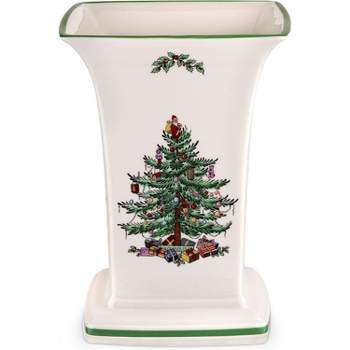 Spode Christmas Tree Square Vase