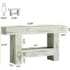 Tribesigns 62.99-Inch Long Console Table, Farmhouse Entryway Table with Storage - 3 of 4