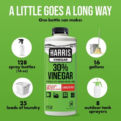 HARRIS 30% Vinegar All-Purpose Cleaners - Unscented - 32 fl oz