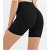 Womens Shorts High Waist Athletic Seamless Booty Lifting Bike Yoga Shorts - 2 of 3