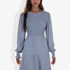 Anna-Kaci Women's Smocked Maxi Dress with Tiered Skirt and Elegant Design for Stylish Casual Wear - 2 of 4