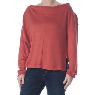 Free People Womens Good Terry Pullover Sweater