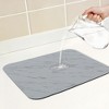 REGALWOVEN Diatomaceous Stone Dish Drying Mat with Texture for Kitchen Counter, Dishes, Cups, and Utensils 1 Pc - 3 of 4