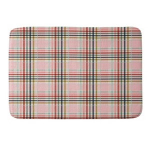 Deny Designs Marta Barragan Camarasa Modern Pastel Grid Memory Foam Bath Mat - 1 of 4