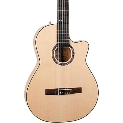 Godin Arena Flame Maple CW Crescent II Acoustic-Electric Guitar Natural