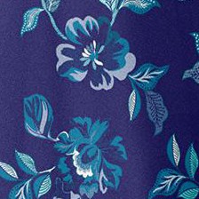 navy batik floral