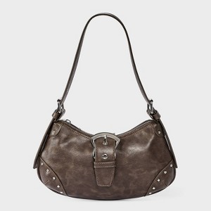 Curved Buckle Shoulder Bag - Wild Fable™ Brown : Target