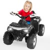 12V Electric Ride On Car for Kids 3-8 Years, 2 * 45W Motor, Remote Control, LED Lights, Music Player & Emergency Brake, & Big Kids - 2 of 4