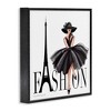 Stupell Industries Parisian Fashion Illustration, 12" x 12" - 3 of 4