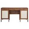 Modway Capri 58 in. Wood Grain Office Desk - 3 of 4