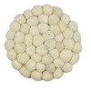 Ganz 4.0 Inch Holiday Felt Coasters Christmas , Felt Wool Globes Midwest (4PC) - 2 of 4
