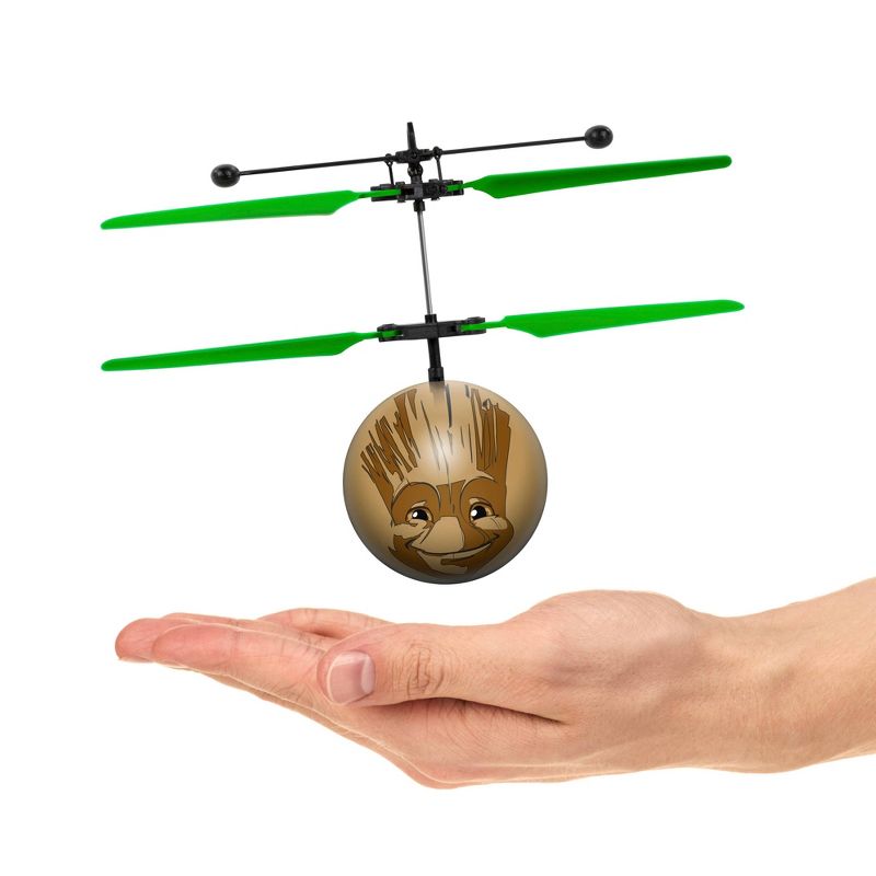 World Tech Toys Marvel Guardians of the Galaxy Baby Groot IR UFO Ball Helicopter, 2 of 4