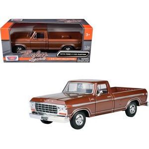 1979 Ford F-150 Pickup Truck Brown 1/24 Diecast Model Car by Motormax - 1 of 3